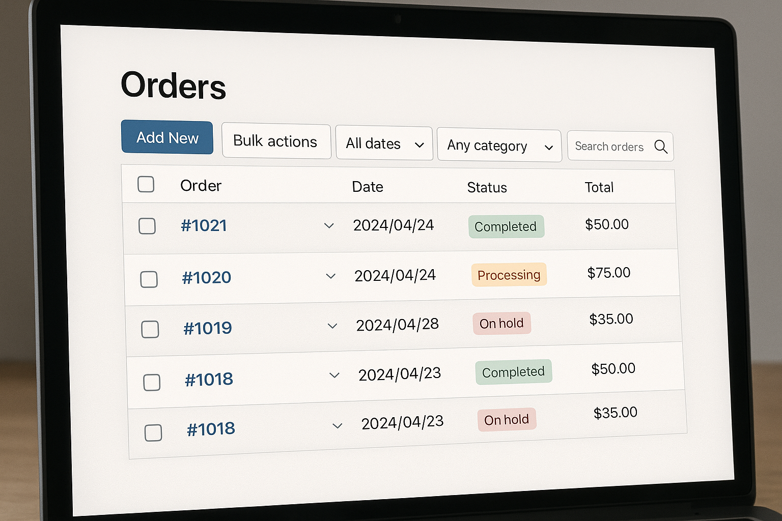 Order Management